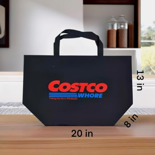 Reusable Grocery Tote Bag - Lightweight Non-Woven, Black, Pack of 2