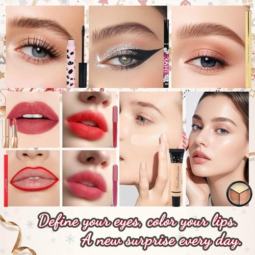 2025 Multicolor Makeup Advent Calendar - 24 Days of Beauty Surprises