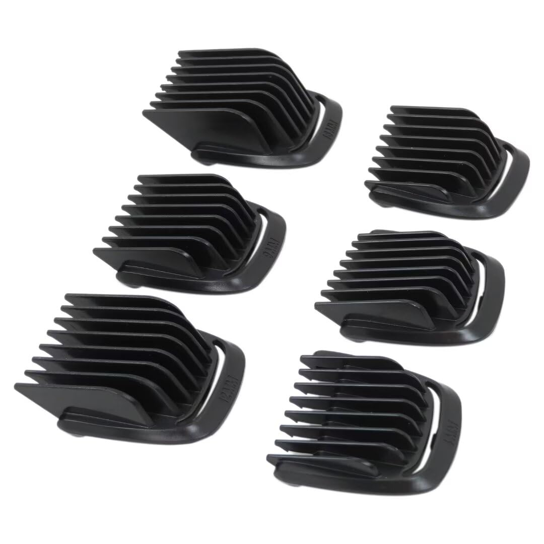 Guide Comb Guard Set 4mm 9mm 12mm 16mm Left and Right Taper Compatible for Philips Norelco 41mm Multigroom Trimmer Replacement T Blade