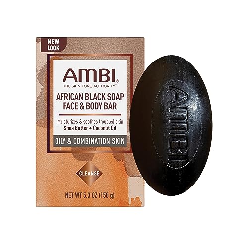 Ambi Even & Clear Toner & African Black Soap Bundle for Clear Skin