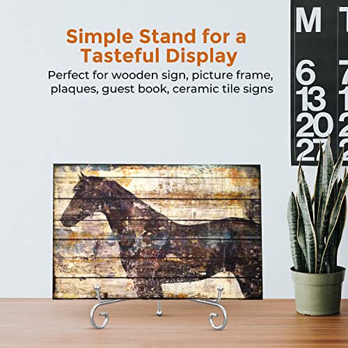 TR-LIFE 10-Inch Metal Easel Stand for Plates & Pictures - 2 Pack