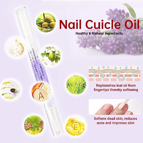 GRUNIL Cuticle Oil Pen - 15 Flavors for Nail Growth & Care