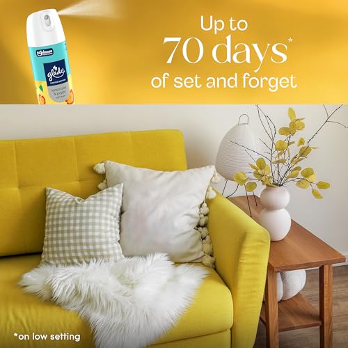 Glade Soft Mist Air Freshener Spray, Lemon Zest & Poppy, 8oz