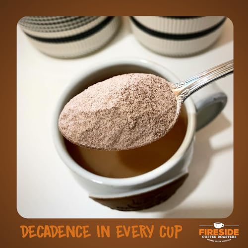 Fireside Coffee Irish Cream Cafe Mocha - Premium Instant Mix, 8oz