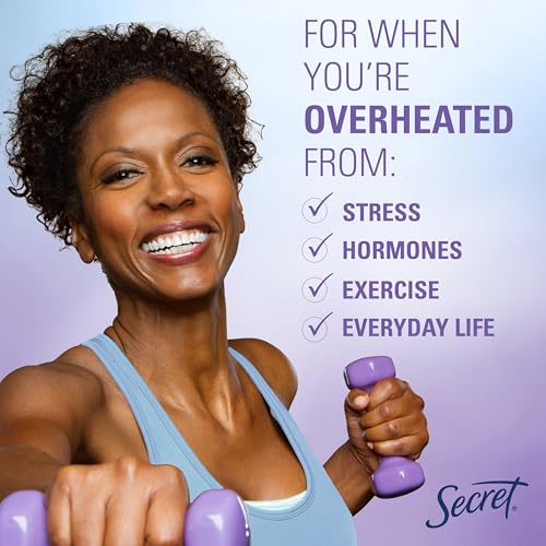 Secret Aluminum-Free Cooling Deodorant Mist for Women - 24hr Odor Protection, Lavender Scent, 5.2 fl oz
