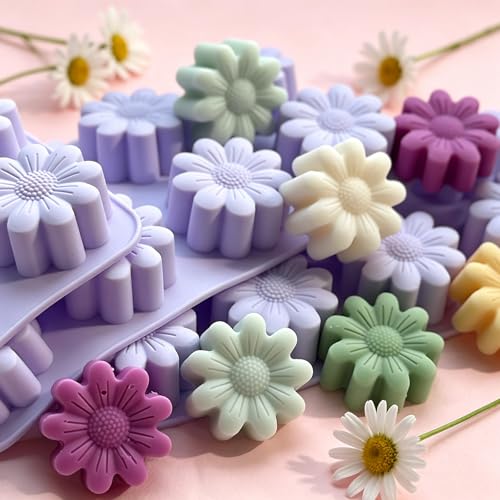 Daisy Flower Silicone Molds - 3 Pack for Baking & Crafts