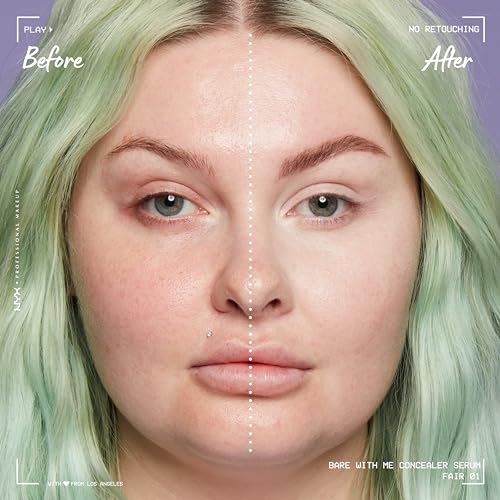 NYX Bare With Me Concealer Serum - 24HR Hydration, Fair