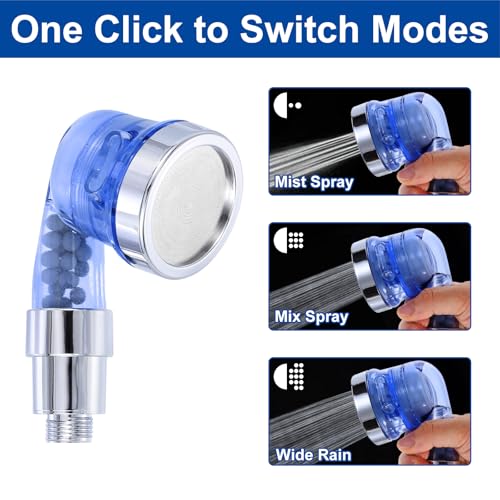 uxcell Shampoo Bowl Sprayer Head - 3-Mode Salon Sink Faucet Replacement