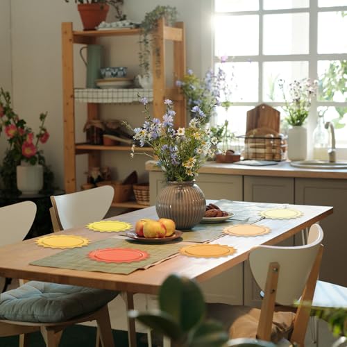48 Pcs Boho Sun Disposable Paper Plates for Birthday Parties