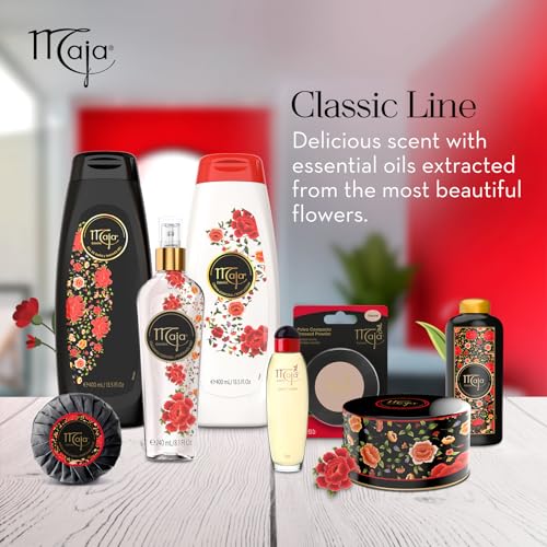 Maja Classic Soap Set - 3 x 140g Moisturizing Soaps with Floral Scent