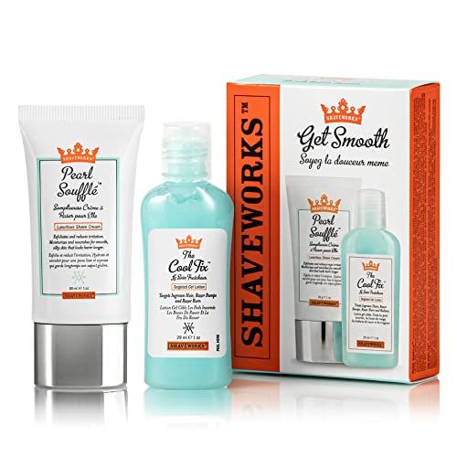 Shaveworks Get Smooth Duo: Post-Shave & Waxing Treatment (2 x 1 Fl Oz)