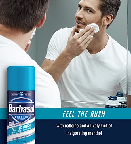 Barbasol Pacific Rush Shaving Cream 7oz - 3 Pack