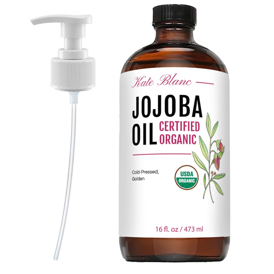 Jojoba Oil for Hair, Face & Skin - Organic & 100% Pure | 16oz Gua Sha Massage Oil