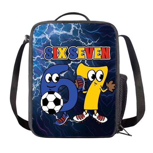 Insulated Soccer Ball Lunch Bag for Kids - Lightweight & Stylish