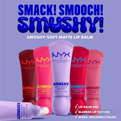 NYX PROFESSIONAL MAKEUP Smushy Matte Lip Balm, Tinted Moisturizer