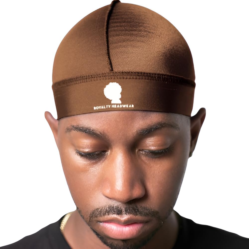 Silky Wave Cap for 360, 540 & 720 Waves - Soft Breathable Durag Beanie for Men