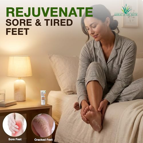 Miracle Foot Repair Cream, 4 Oz (Pack of 2) for Dry Cracked Feet