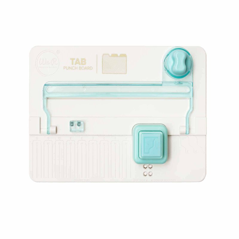 We R Memory Keepers, Tab Punch Board, Arts and Crafts and Scrapbooking Tool, Create Custom Tabs, Labels, Folders, Planner Dividers and More