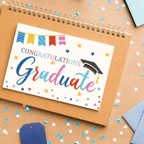 24 Pack Graduation Cards with Envelopes - Celebrate High School & College