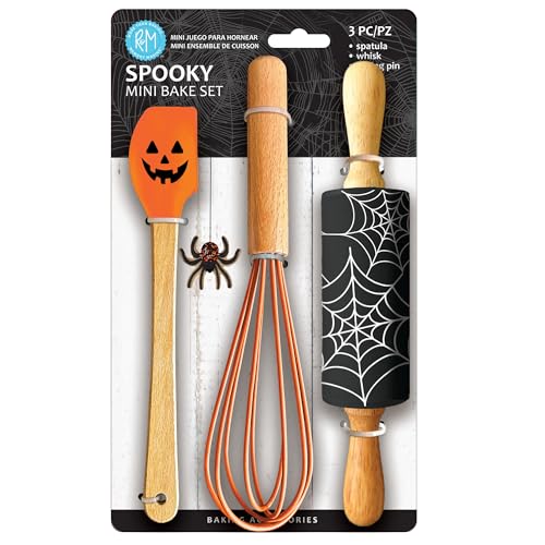 Halloween Mini Bake Set – 3 Piece Silicone Baking Tools