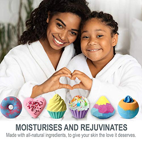 Mineral Me California 6-Piece Organic Bath Bomb Gift Set for Girls