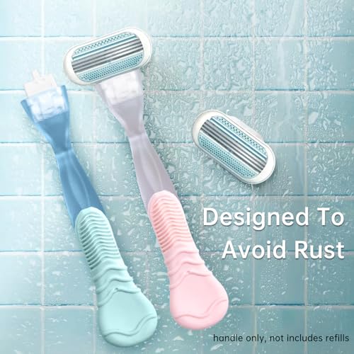 TEITEAI 2 Pack Replacement Razor Handle for Venus Razors - Pink