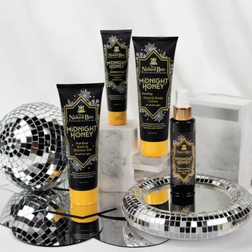 The Naked Bee Midnight Honey Shimmering Body Lotion, 2.5 oz