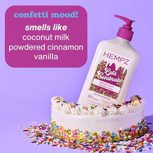 Hempz Buttercream Vanilla Cake Body Lotion - 17 Fl Oz - Vegan