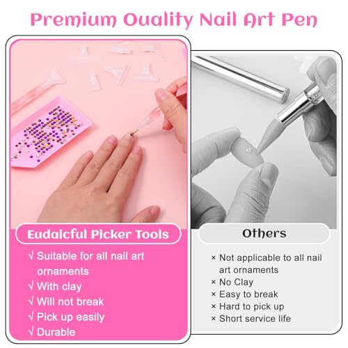 Rhinestone Picker Tool Kit - Dual-Ended Applicator with Tray