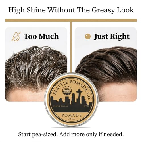 Seattle Pomade Co. Organic Pomade - Medium Hold & High Shine