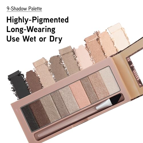 Physicians Formula Shimmer Strips Custom Eye Enhancing Kit - Nude Look with 9 Shadows & 4 Eyeliners/Mascaras