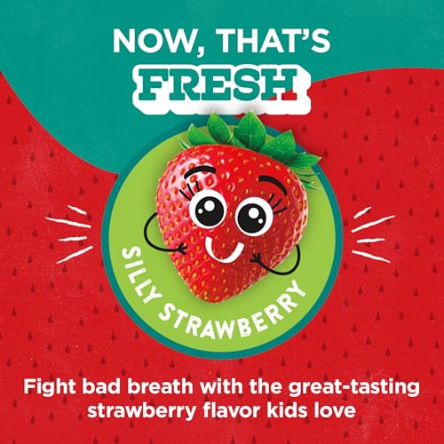 Tom's of Maine Children's Anticavity Fluoride Mouthwash, Silly Strawberry, 16 oz (Pack of 3)