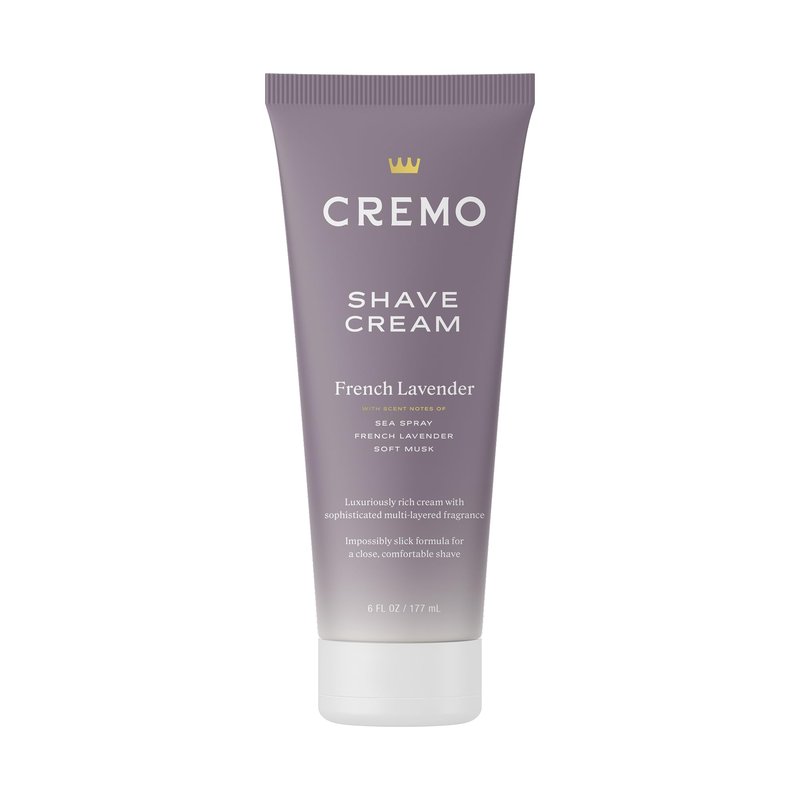 Cremo Women’s Shaving Cream Sensitive Skin, Moisturizing, French Lavender, Ultra-Slick Shave Cream for Women, Fights Nicks, Cuts and Razor Burn, 6 Fl Oz
