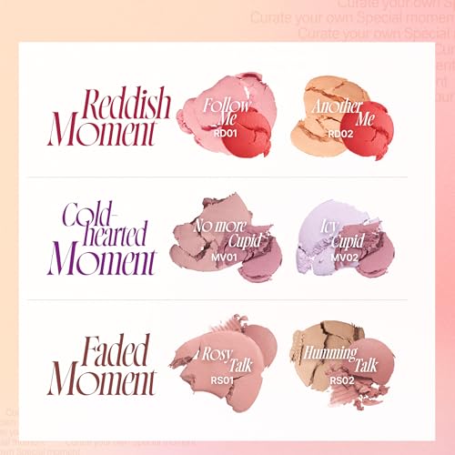 fwee Mellow Dual Blush CR02 Baby Smile 0.25oz - Longwear Jelly Texture