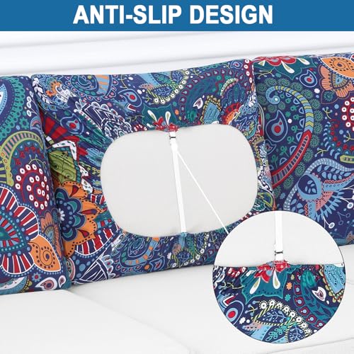 Smiry Soft Stretch Couch Cushion Covers - Non-Slip, Washable Protector