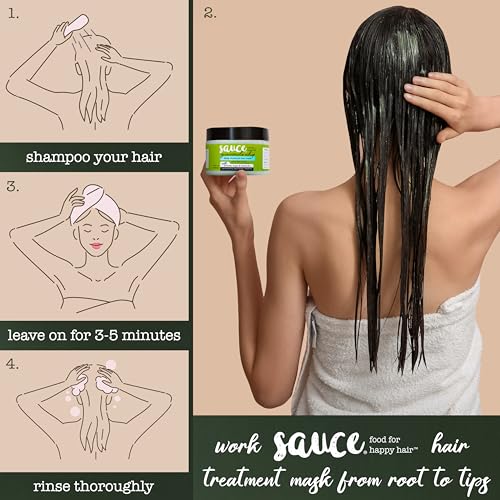 SAUCE Deep Conditioning Hair Mask with Avocado & Honey - 12 Fl Oz