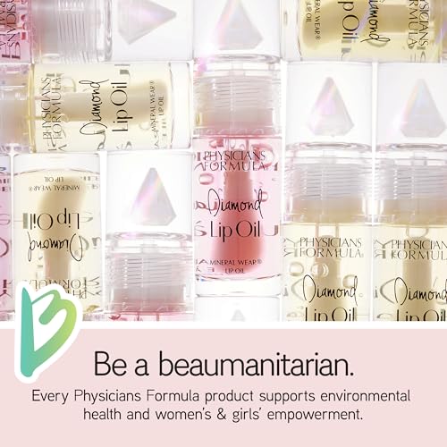 Physicians Formula Mineral Wear Diamond Lip Oil 0.15 Fl Oz - Yellow Diamond (Pack of 2)
