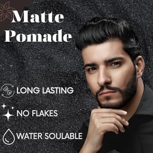 Boneyard Barbering Matte Hair Pomade for Men - 4 Oz, Strong Hold