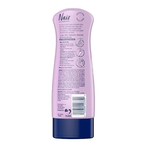 Nair Hair Remover Lotion Cocoa Butter & Vitamin-E 9 Ounce (266ml) (2 Pack)