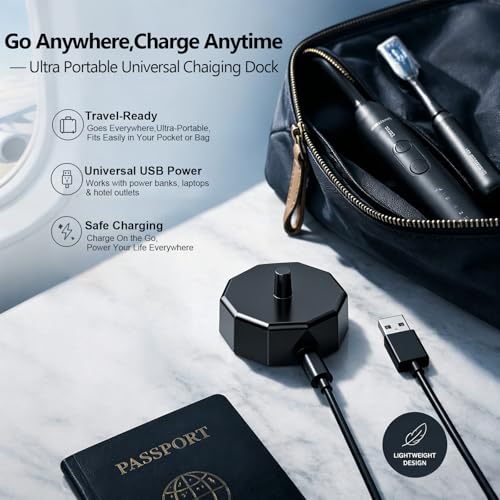 Replacement Charging Dock for AquaSonic Black Series Electric Toothbrush