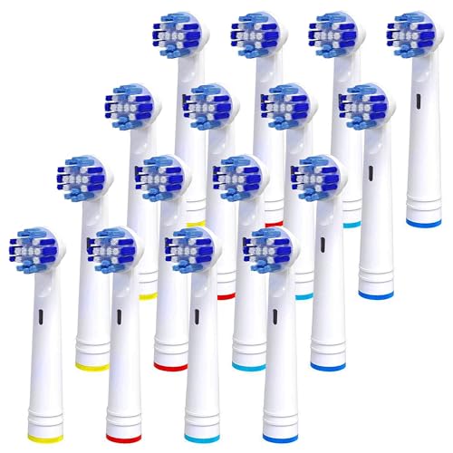 Alayna Replacement Toothbrush Heads for Oral-B, 16 Pack Precision Clean