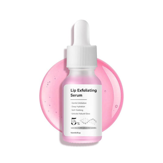 PHA 5% Exfoliating Lip Serum – Overnight Leave-On Treatment for Dry, Cracked Lips, Hydrating Lip Exfoliator & Primer for Smoother, Softer, Plump-Looking Lips (2)