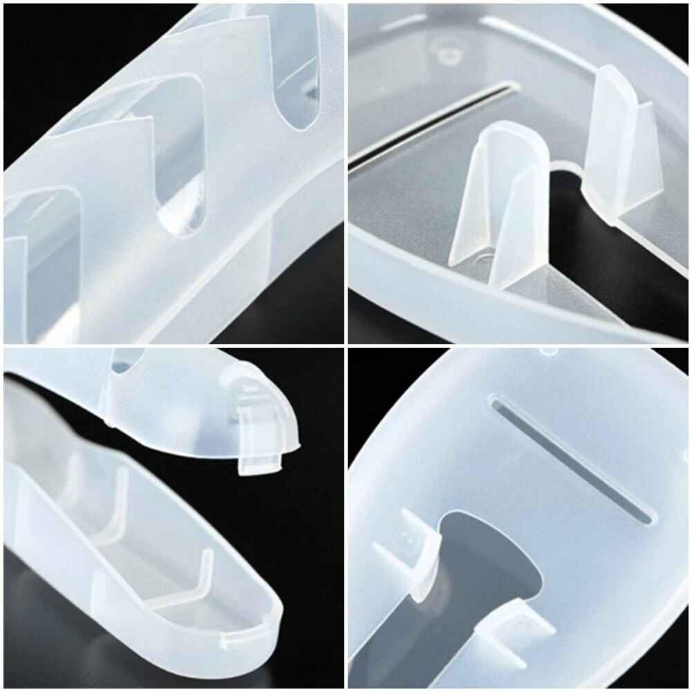 Pluzmecalm 2Pcs Razor Travel Case Portable Men Manual Razor Protector Plastic Box Cover Container Storage Shaver Holder Protector Case Organizer for Men