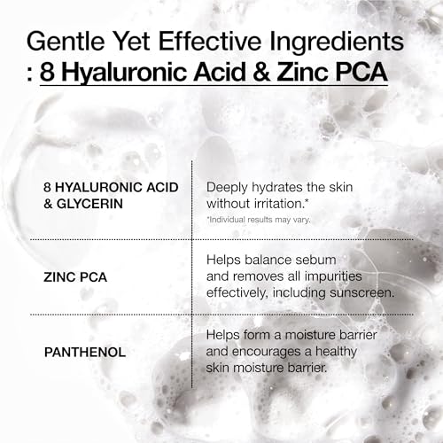ANUA Hydrating Foaming Cleanser with Hyaluronic Acid, 5.07 fl oz
