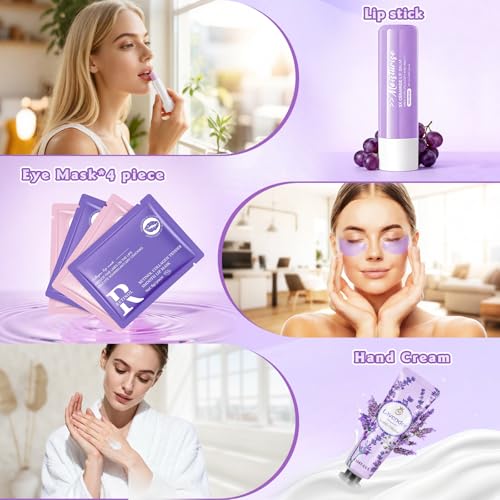 KIYTARBOO Women's Spa Skincare Gift Set - Travel Size 11-Piece Self Care Kit