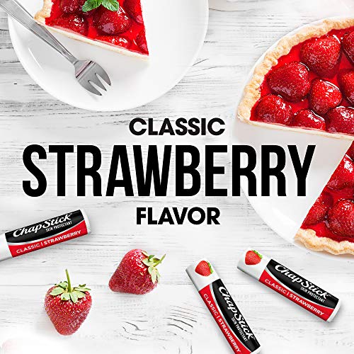 ChapStick Classic Strawberry Lip Balm - 6-Count Tinted Moisturizer