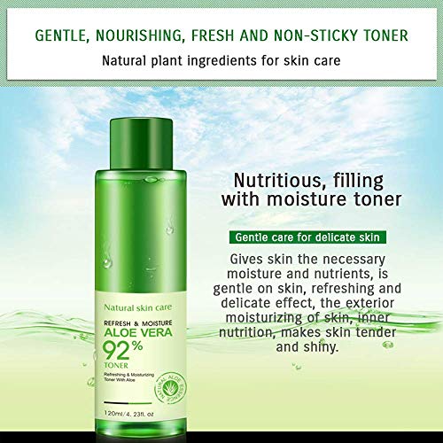 BIOAQUA Aloe Vera Moisturizing Toner - 120ml Hydrating Skin Care