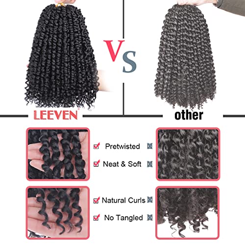 Leeven Passion Twist Crochet Hair T30# 10 Inch - Pack of 8