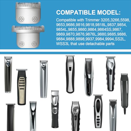 DODAER Replacement Blade Set for W*AL All-in-One Lithium Ion Trimmer – 30mm & 40mm Blades