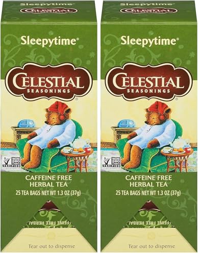 Celestial Seasonings Sleepytime Herbal Tea - 25 Bags (2 Pack)